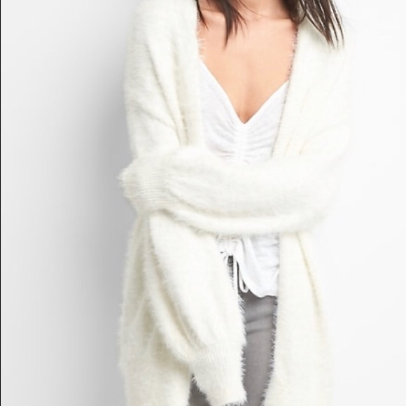 GAP Sweaters - Gap featherweight open mohair cardigan sz small